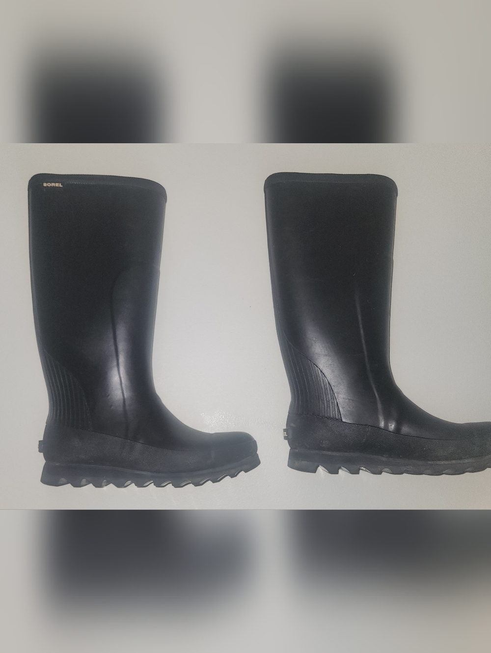 ‼️MAKE AN OFFER‼️Sorel Black Tall Rain Boots Women's Size 8‼️MAKE AN OFFER‼️